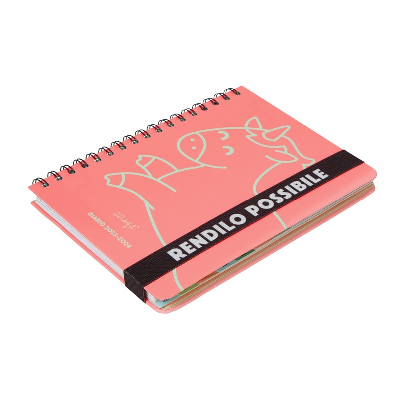 Mr.Wonderful - Teen School Diary 2023-2024 Weekly Pink - Make