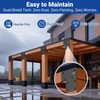 2-Pack 6x6 End Post Cap Tie Brackets (Actual 5.5"), Ultra-Heavy