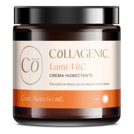 Crema Facial Aclarante Vitamina Colágeno Fps Protección Hidratación