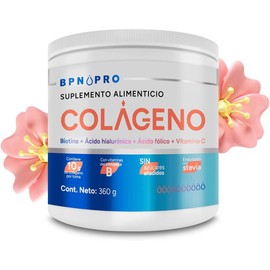 Colágeno Hidrolizado Puro 10g por Toma - con Vitamina C, D3, E y Ácido Fólico - Sin Sabor, Ideal para Mezclar 7 beneficios en 1 - Sin Azucar - Collagen Peptides Suplemento Alimenticio