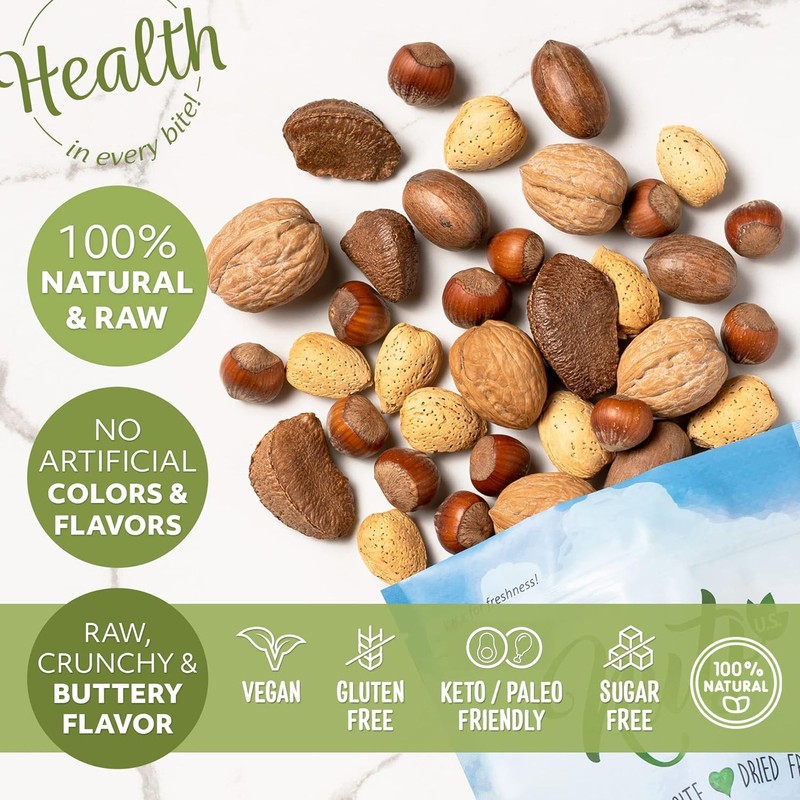 NUTS U.S. – Mixed Nuts In Shell (Almonds, Walnuts, Hazelnuts,