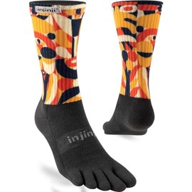 Injinji Trail Midweight Crew Artist Designed Mariposa M, multicoloured