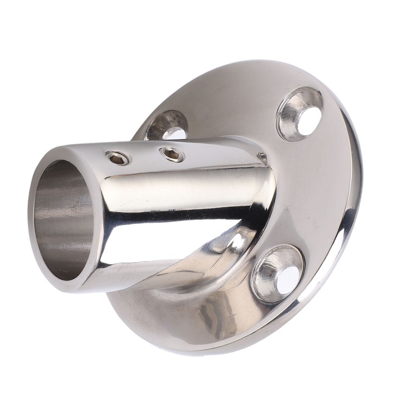 Boat Handrail Round Base Fitting 316 Stainless Steel Marine Hardware