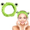WLLHYF Cute Frog Headband Spa Headband Frog Eye Makeup Headband