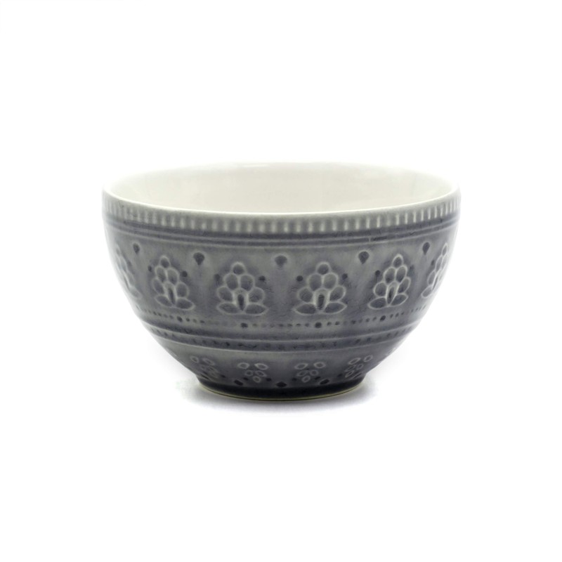 Euro Ceramica Fez 16 Piece Double Bowl Stoneware Mandala Pattern