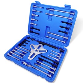 Thorstone Thorstone 46pcs Harmonic Balancer Puller Set, Steering Wheel Flywheel Crankshaft Pulley Puller
