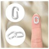 10 Pcs 18K Sliver Oval Clasp Spring Claps Connector Necklace