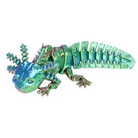 1PCS Green Axolotl Toy,3D Printed Animals,3D Printed Toys,3D Printed Fidget Toy for Stress Relief,Suitable for Developing Fine Motor Skills Toys,3D Printed Animals for Kids and Adults Gifts