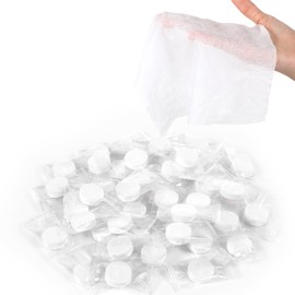 Compressed Towel Tablets 80 Pcs Disposable Towels For Travel Disposable Face Sheets Camping Personal Care Washcloths Travel Bath Tablets Compact Compress Wipes Towelettes Outdoors Camping