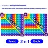 2 in 1 multiplication table and number addition table Math
