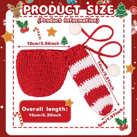 Yoiemivy Christmas Gag Funny Gifts for Men White Elephant Gifts for Men Him Men Husband Boyfriend Dirty Santa Gifts Funny Knit Jimmy Warmer Peter Heater