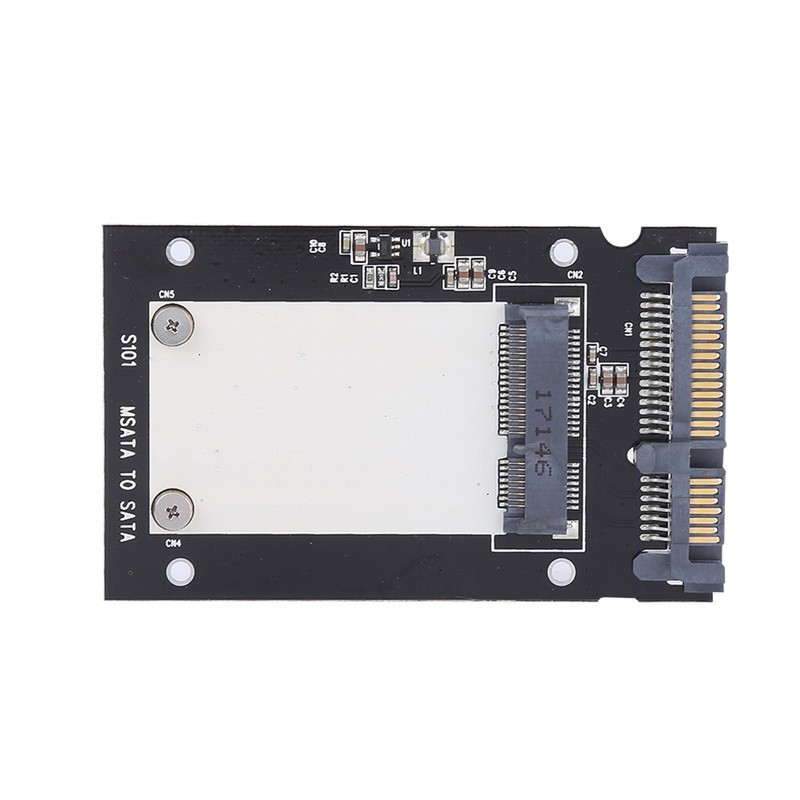 Metal mSATA to 2.5" SATA III HDD SSD Converter Adapter