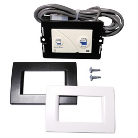 36387 Wall Switch Tecma, Black,Whitewall Switch for The Tecma RV Toilet Silence Plus