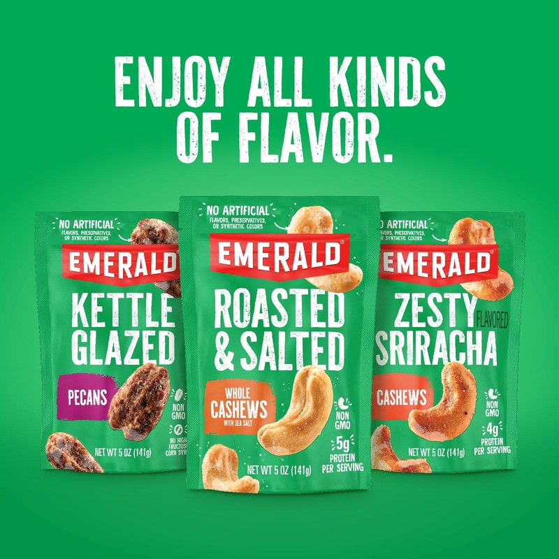 Emerald Salty Sweet Mixed Nuts (1-Pack) | 36oz Resealable Bulk