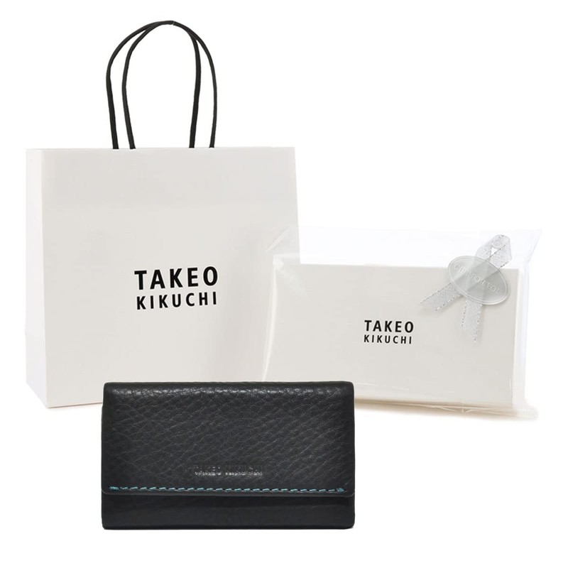 Takeo Kikuchi 1705419 Tenero Men's Key Case, Gift Wrapping, Cowhide