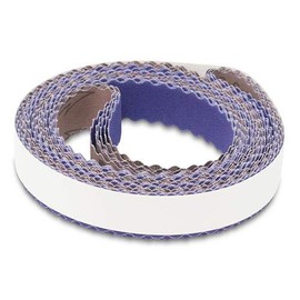 Red Label Abrasives 2 X 72 Inch 120 Grit Scalloped Aluminum Oxide Sanding Belts, 3 Pack