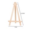 2 Pcs Mini Wooden Artist Triangle Easels Wooden Desktop Easel