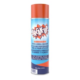 Diversey CBD991206 Break Up Professional Oven & Grill Cleaner, Heavy Duty Spray Removes Baked on Grease, Aerosol, 19-Ounce