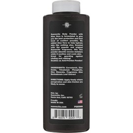 Suavecito Talcum polvo con aloe vera, 9 oz