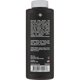 Suavecito Talcum polvo con aloe vera, 9 oz