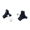 URIMPAVIDO 2PCS Lawn Mower Handle Knob Triangle Handle Knob Nut