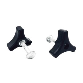 URIMPAVIDO 2PCS Lawn Mower Handle Knob Triangle Handle Knob Nut Screw Bolt Fit for Lawn Machine Lawn Mower Accessories Handle Bolts