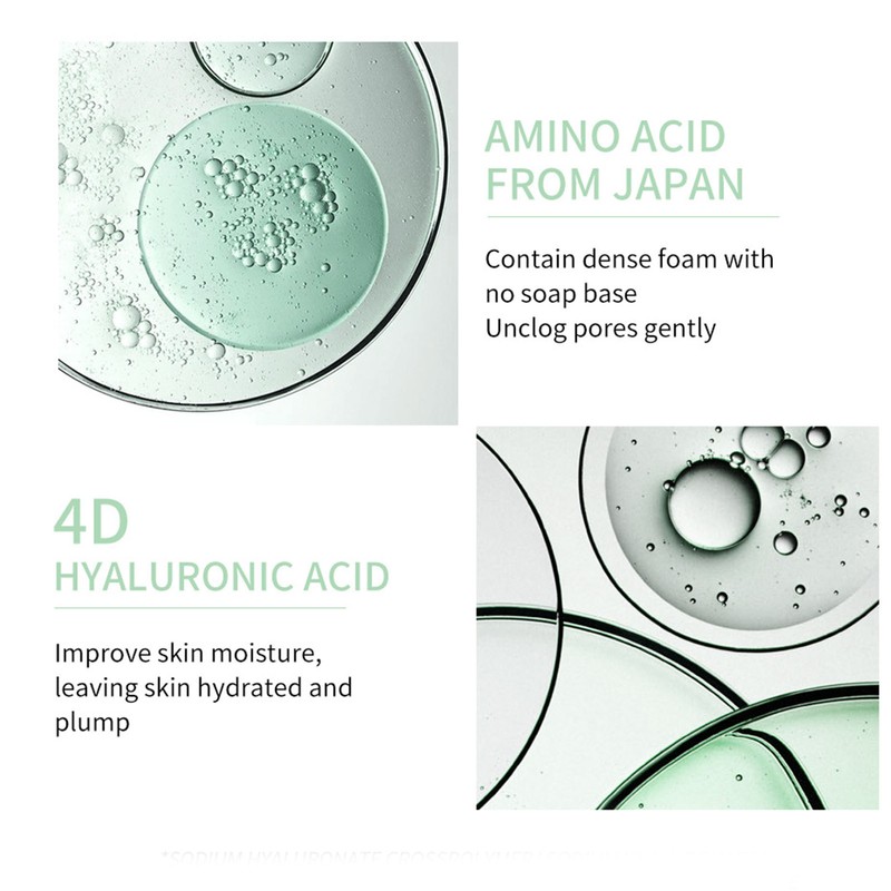 Foaming Facial Cleanser Plant Based Nourishing Face Wash Fine Foaming