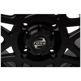 TUSK 4/156 Tintic Wheel 15x7 4.0 + 3.0 Matte Black for Polaris Ranger XP 1000 Northstar Edition Trail Boss Ride Command 2023
