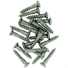 No.8 x 1.58 (4.0mm x 40mm) Pozi Raised Countersunk Wood Screw - Stainless Steel (A2) (Pack of 20)