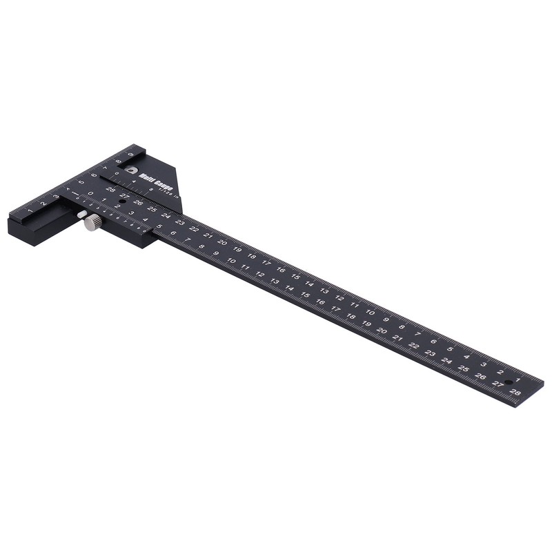 Woodworking Scribing Ruler Marking Measuring Gauge Tshaped Multifunctional Carpentry Tool