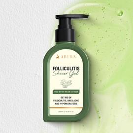 ABERA Shower Gel with Wild Bitter Melon Extract, Supports Clearer-Looking Skin & Smooth Texture, 10.14 fl oz, Combo 3 + Hair Growth Shampoo