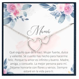 Collar Regalo Para Madre, Mamá, Día de la Madre, Cumpleaños, Día de la Mujer Spanish Quote Gift for Mom Gift in Spanish Necklace