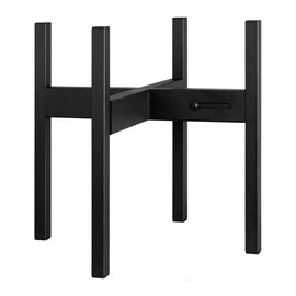 BSTMAI Metal Plant Stand, Adjustable Size Fits 10 12 13 14 15 16 Inches Large Planter Pot,Mid Century Expandable Plant Holder Indoor Outdoor Corner (HeavyBlack, Fits all pots between 8" and 16")