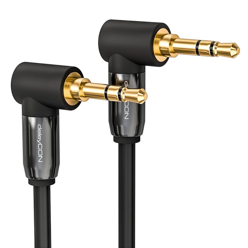 deleyCON 1.5m Jack Cable 3.5mm AUX Cable Stereo Audio Cable
