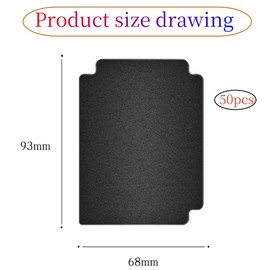 50pcs Muliticolor Card Page Dividers, Separator with Tabs Plastic Divider for Entertainment Sports, 2.7 X 3.8 in/6.8x9.6cm