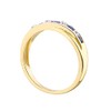 Old English Jewellers 9ct Yellow Gold on Silver Sapphire &