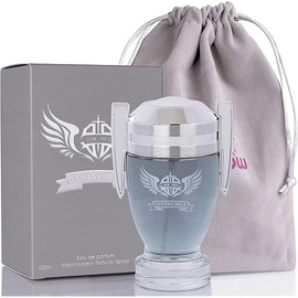 NovoGlow Invincible, Eau de Parfum Spray for Men, Great Gift, Masculine Fragrance, Daytime and Casual Use, for all Skin Types, 3.4 Fl Oz with a Suede Pouch Included