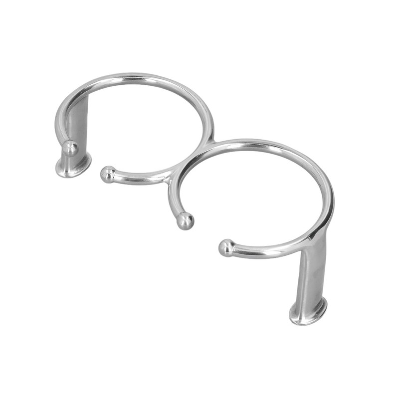 Double Open Ring Cup Holder 316 Stainless Steel Universal for