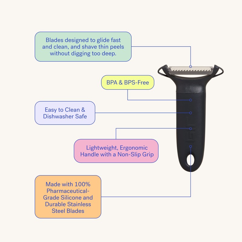 GIR Peeler Y-Handle Julienne: Navy