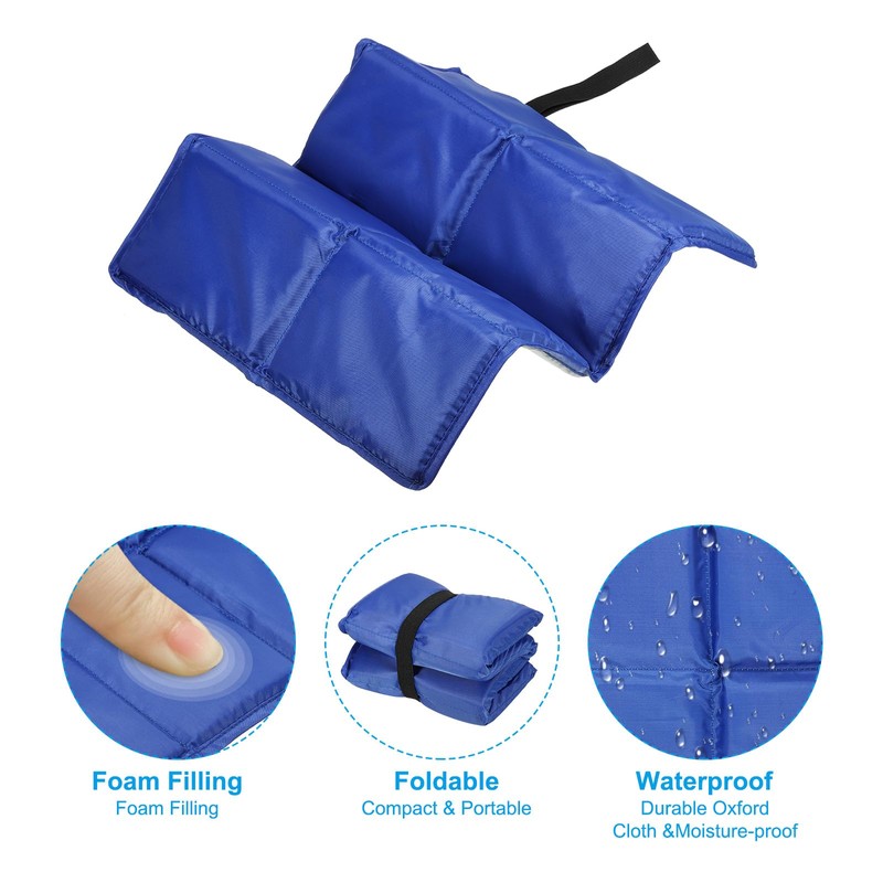 PATIKIL 15.7"x11.6"x0.4" Foldable Hiking Seat Pad, Cushion Sitting Pads Foam