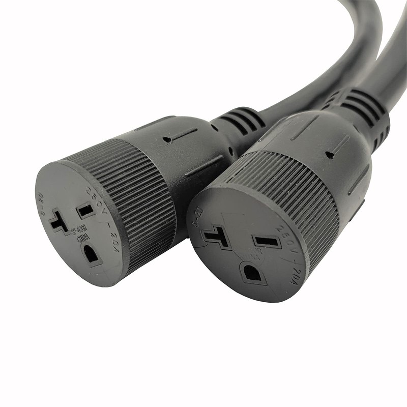 Parkworld 62589 3-Prong Range Splitter Cord, NEMA 10-50P to 6-20R