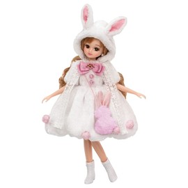 Takara Tomy Licca-chan Dress LW-07 Fuwamoko Rabbit, Dress Up, Pretend Play Toy, Ages 3 and Up