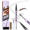 Lápices De Cejas Microblading, 2026 Versión Mejorada 2 En 1
