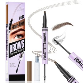 Lápices De Cejas Microblading, 2026 Versión Mejorada 2 En 1 De Doble Punta