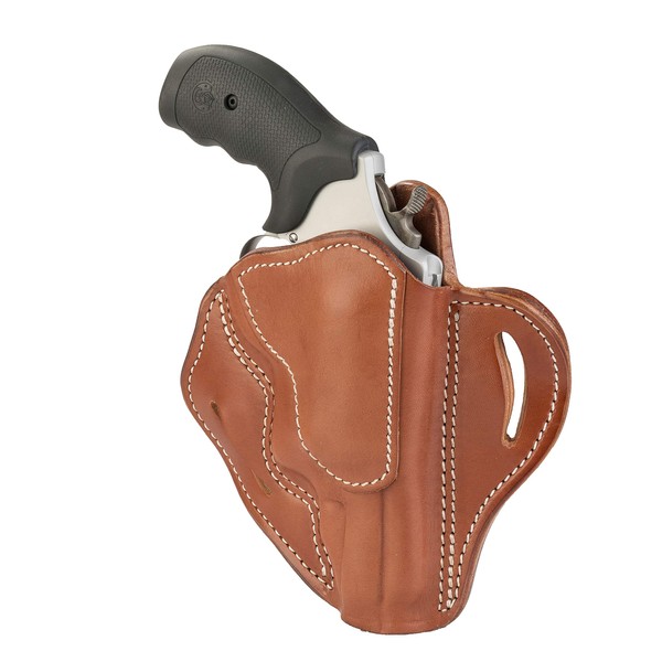 1791 GUNLEATHER Taurus Judge Holster - OWB Leather Revolver Holster - Right Handed Leather Gun Holster for Belts - Fits S&W Governor, Taurus Judge and Taurus Public Defender (Classic Brown)