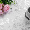 Fowecelt Table Runner Silver Glitter - Table Cloth Table Cover