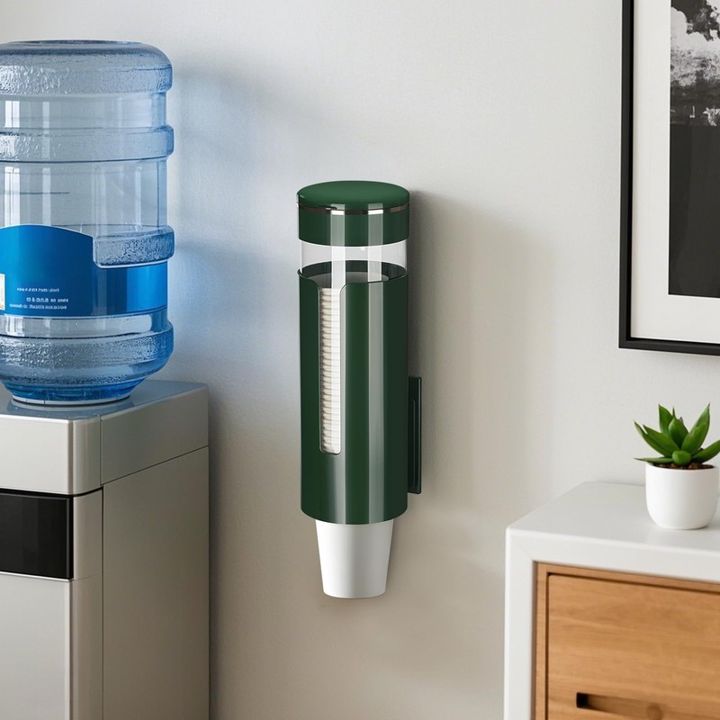 Cup Dispenser, Pull Type Water Cooler Cup Holder Fit 4oz-7oz