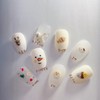 Winter nails just the way I want Handmade nail tips