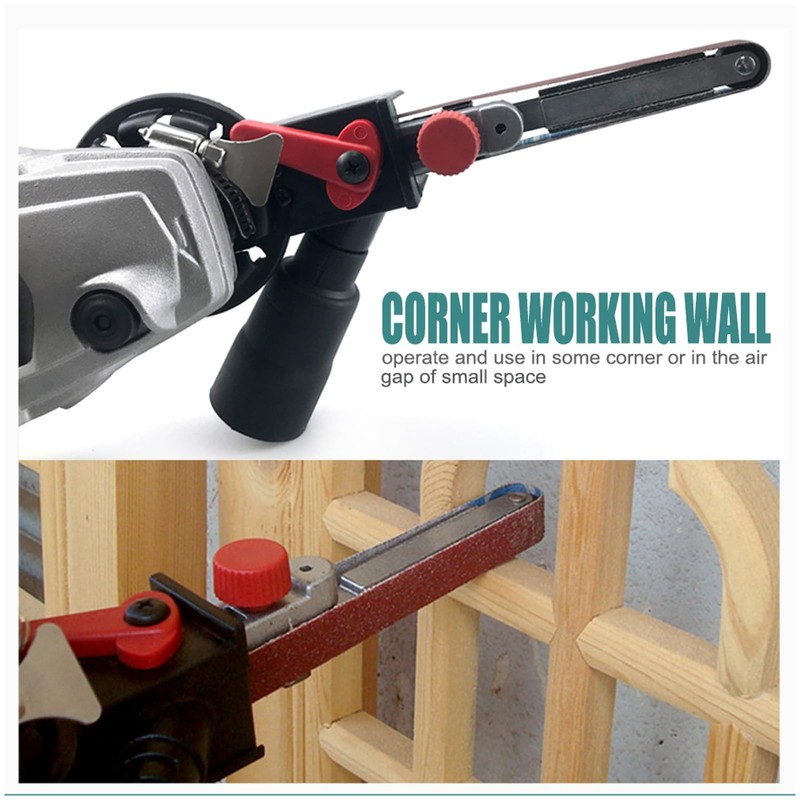 Belt Sander Adapter for Angle Grinder, M10 Belt Sander Attachment,