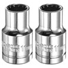 HARFINGTON 2pcs 12 Point Socket 1/2" Drive by 11mm Metric